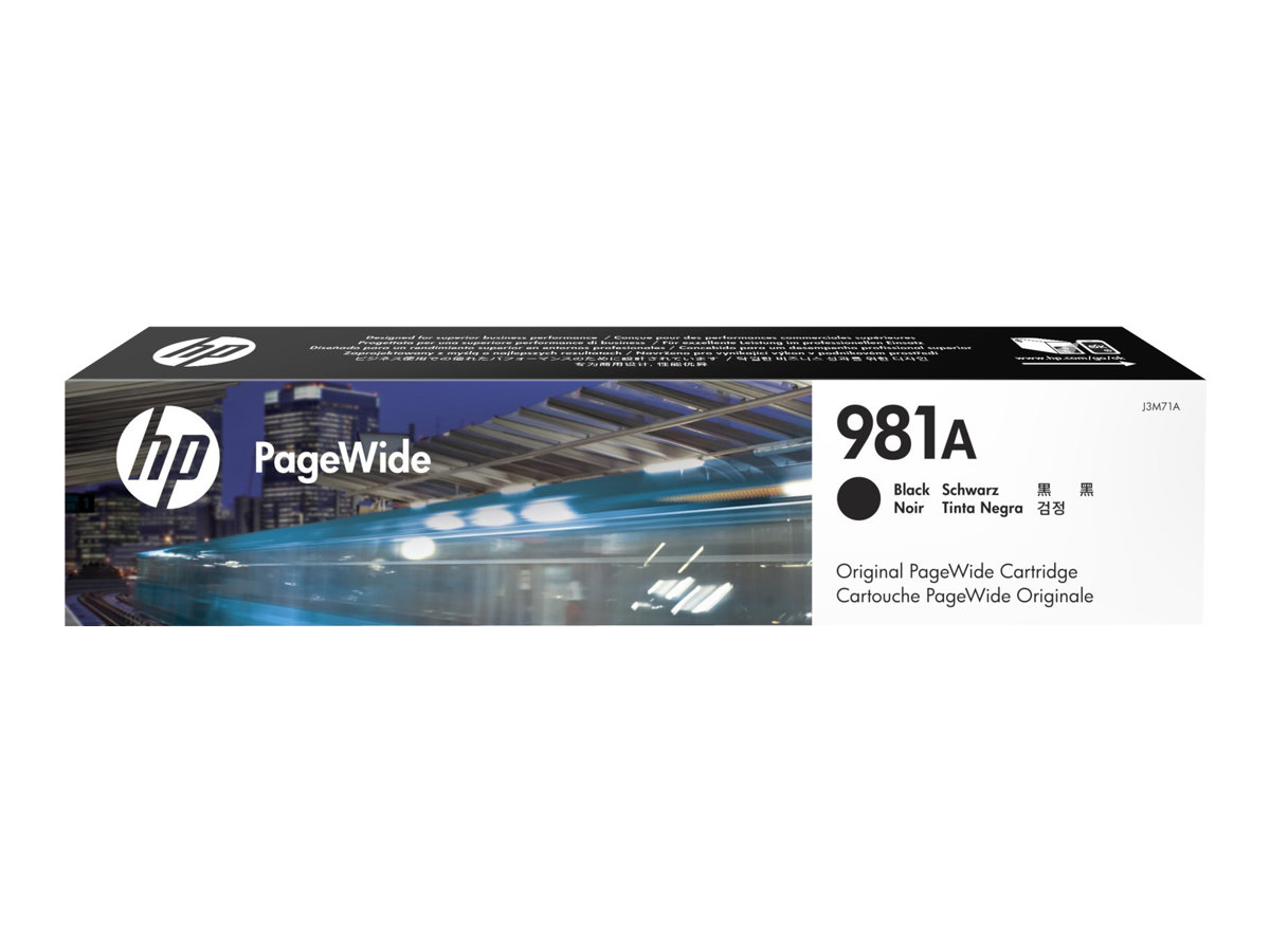 Original HP 981A  | J3M71A Tinte Schwarz
