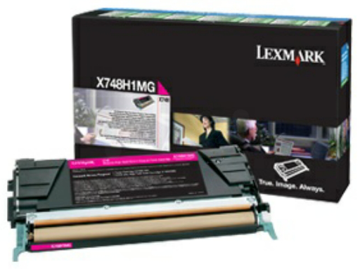 Original Lexmark X748H3MG Toner Magenta