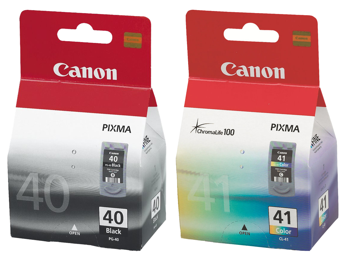 Original Canon 0615B036 | 0615B043 | PG40 + CL41 Druckkopf BK/C/M/Y | 2 Stück