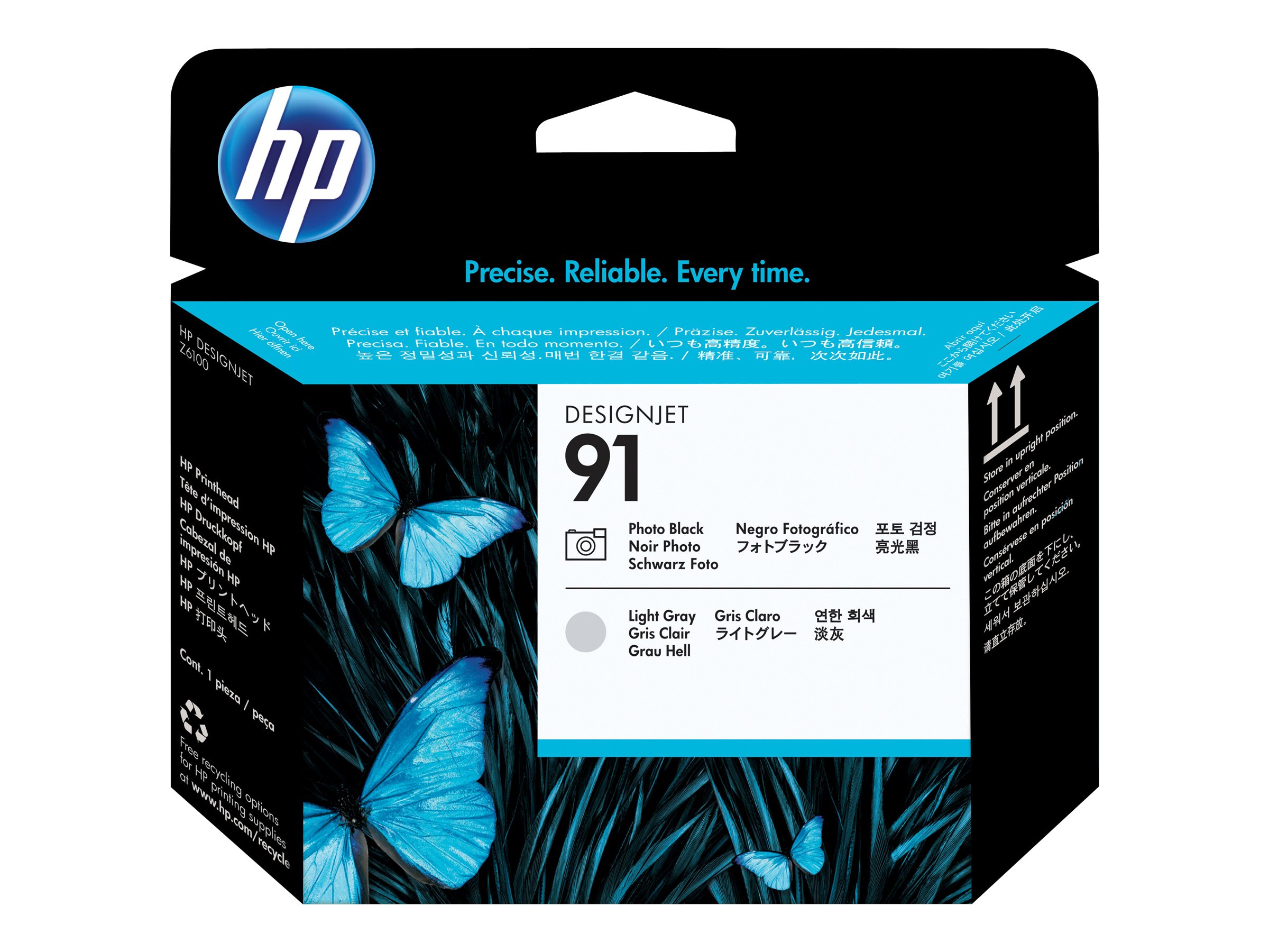 Original HP 91 | C9463A Druckkopf Foto Schwarz & hell Grau ( 2025 )