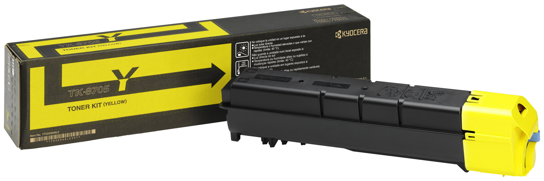 Original Kyocera TK8705Y | 1T0T2K9ANL0 Toner Gelb