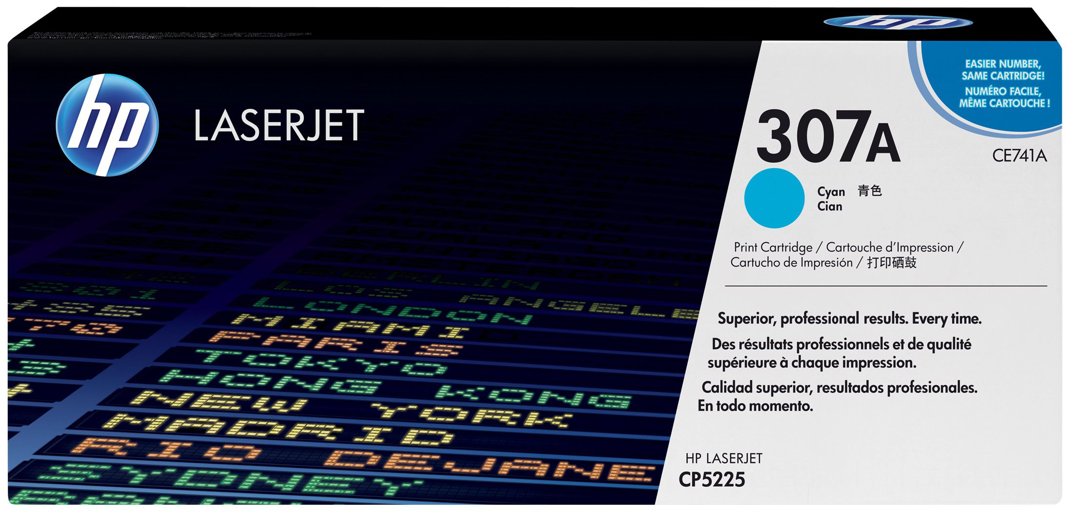Original HP CE741A | 307A Toner Cyan