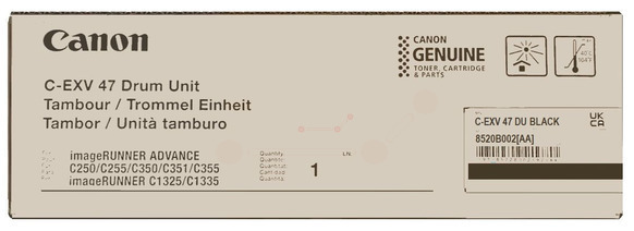Original Canon CEXV47 | 8520B002 Trommel Schwarz