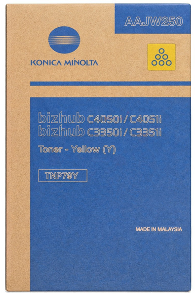 Original Konica Minolta TNP79Y | AAJW250 Toner Gelb