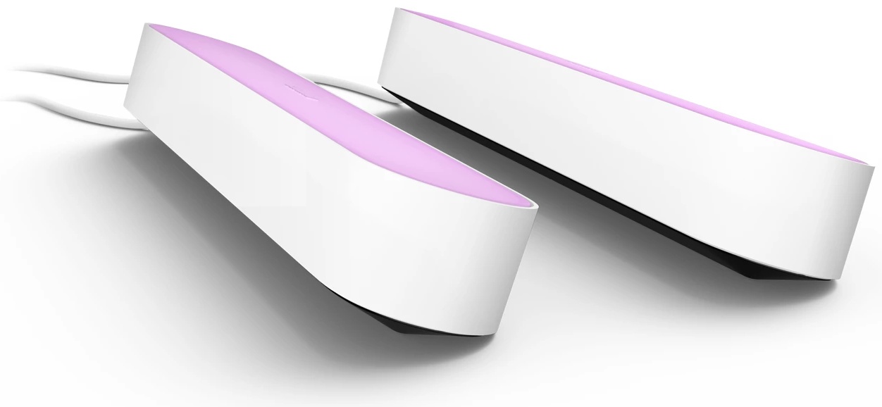 Philips Hue Play Lightbar Tischleuchte | 2 Stück | Farbig | Weiß
