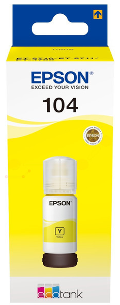 Original Epson EcoTank 104 | C13T00P440 Tintenflasche Gelb