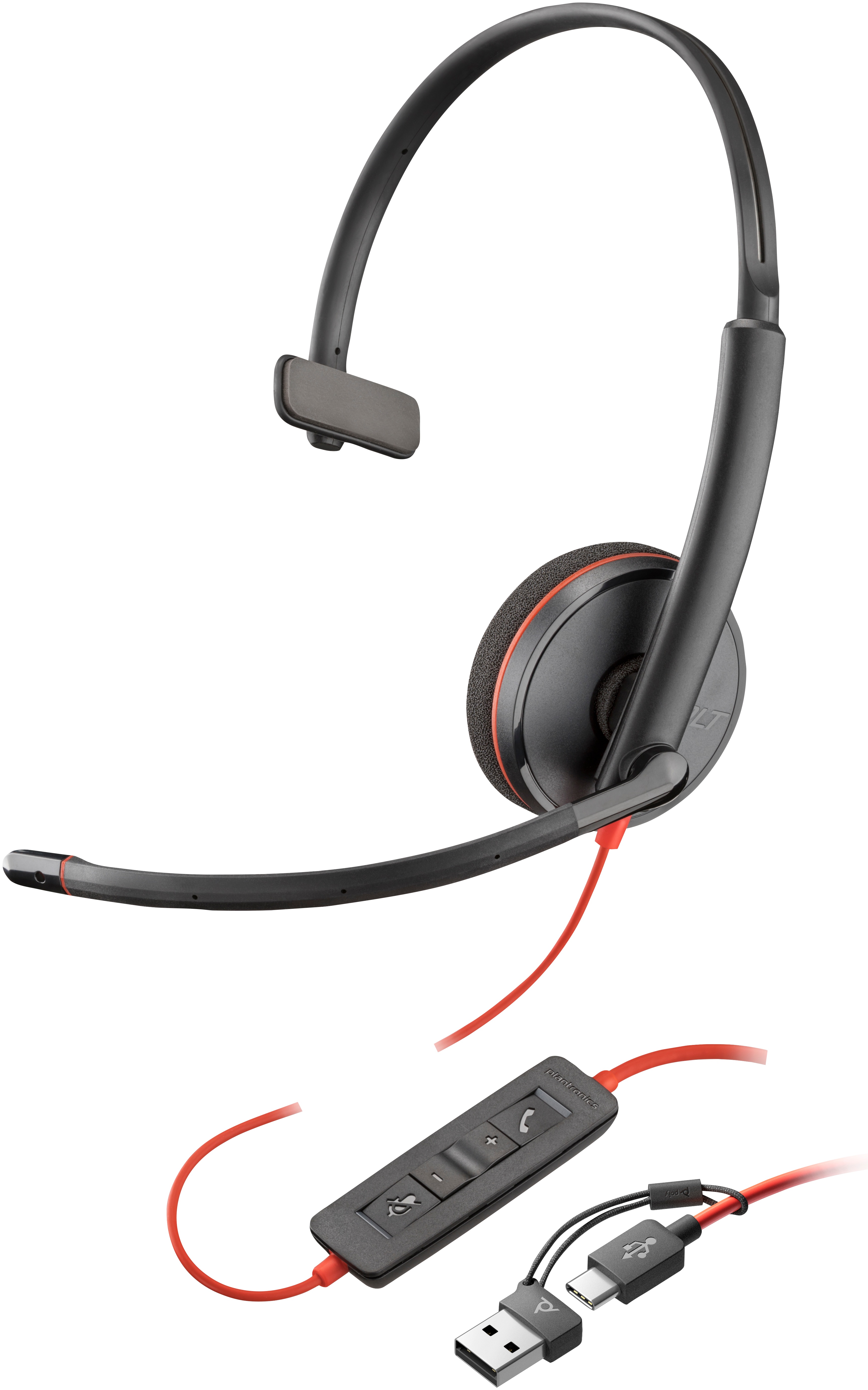 Poly Blackwire 3210 Mono USB-C Headset