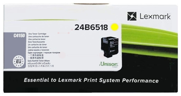 Original Lexmark 24B6518 Toner Gelb