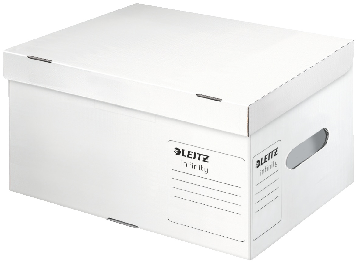 Leitz Archivbox | 35,5 x 25,5 x 19 cm | Weiß | 10er-Pack