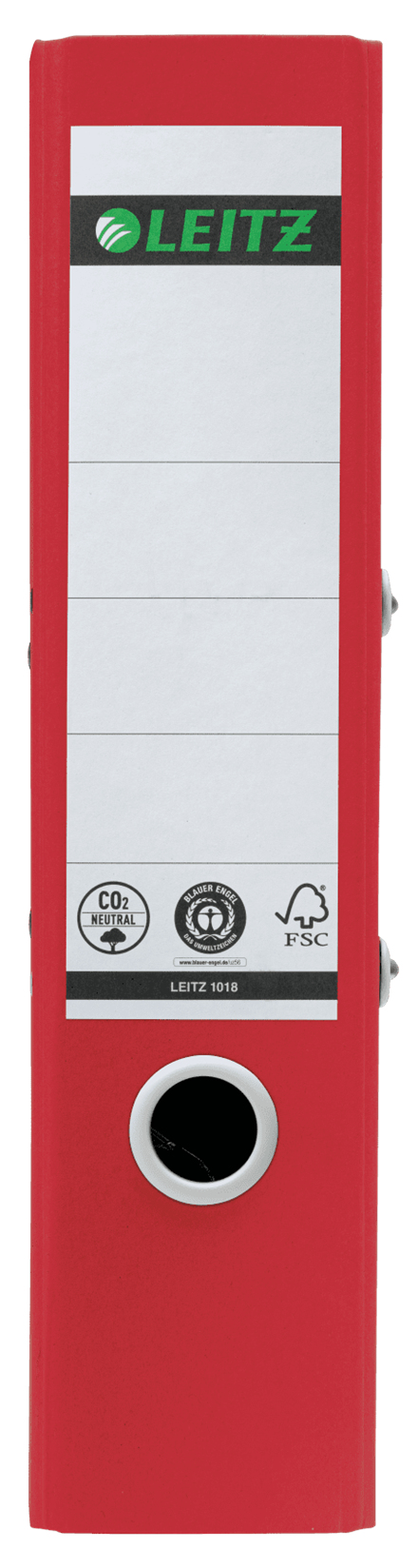 Leitz Ordner recycle 1018 | DIN A4 | 8,0 cm | Rot