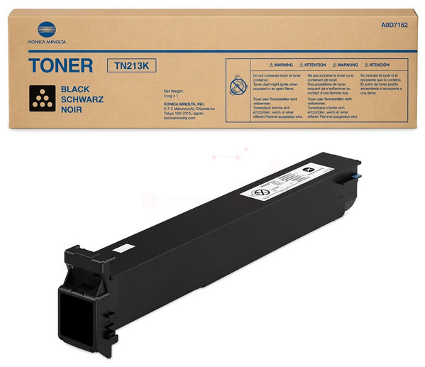 Original Konica Minolta TN-213K | A0D7152 Toner Schwarz