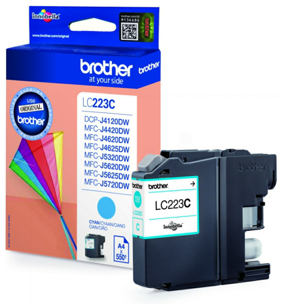Original Brother LC223C Tinte Cyan