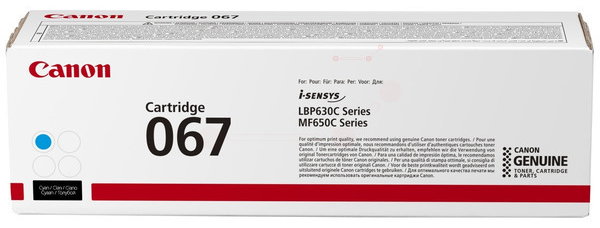 Original Canon 067 | 5101C002 Toner Cyan