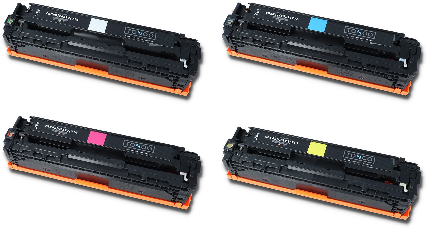 Tonoo® Toner ersetzt HP 125A BK|C|M|Y Spar Set