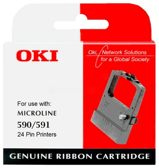 OKI 09002316 schwarz Farbband, 1 St.