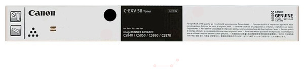 Original Canon C-EXV58 | 3763C002 Toner Schwarz ( Neutrale Box )