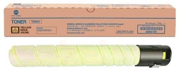 Original Konica Minolta TN324Y | A8DA250 Toner Gelb