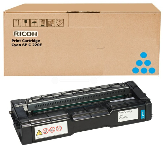 Original Ricoh 407544 Toner Cyan