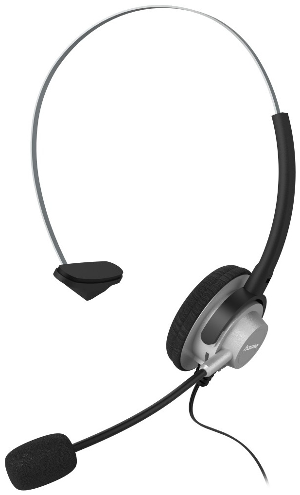 Hama 201157 Mono Schwarz/Silber Headset