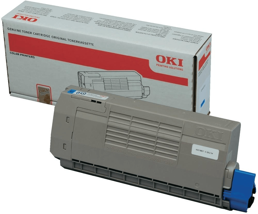 Original OKI 44318607 Toner Cyan