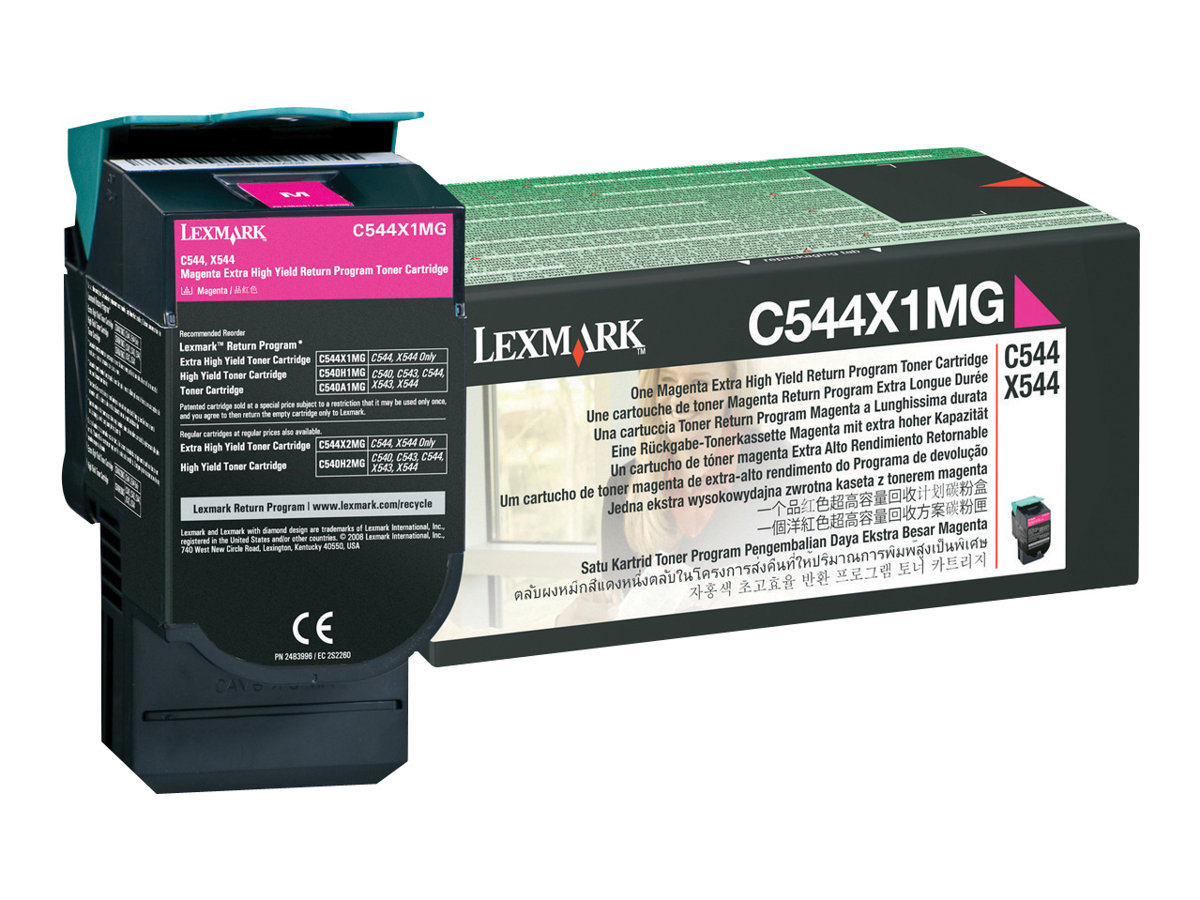 Original Lexmark C544X1MG Toner Magenta XXL ( A-Ware )