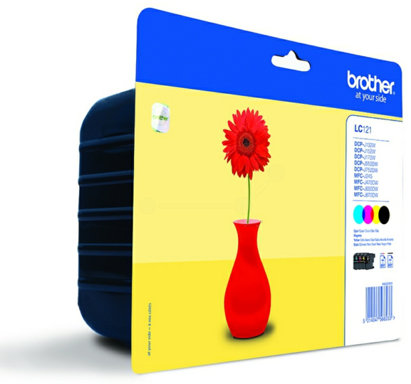 Original Brother LC121VALBPDR Tinte Spar Set