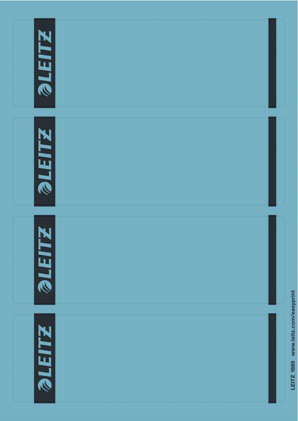 Leitz Ordneretiketten 1685 | Blau | 100er-Pack