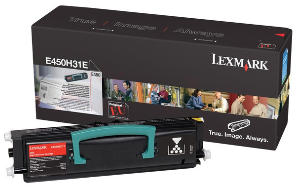 Original Lexmark E450H31E Toner Schwarz XL