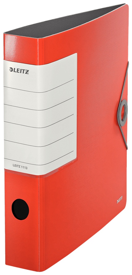 Leitz Ordner Solid 1113 | DIN A4 | 6,2 cm | Hellrot