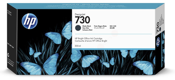 Original HP 730 | P2V71A Tinte Matt Schwarz XL