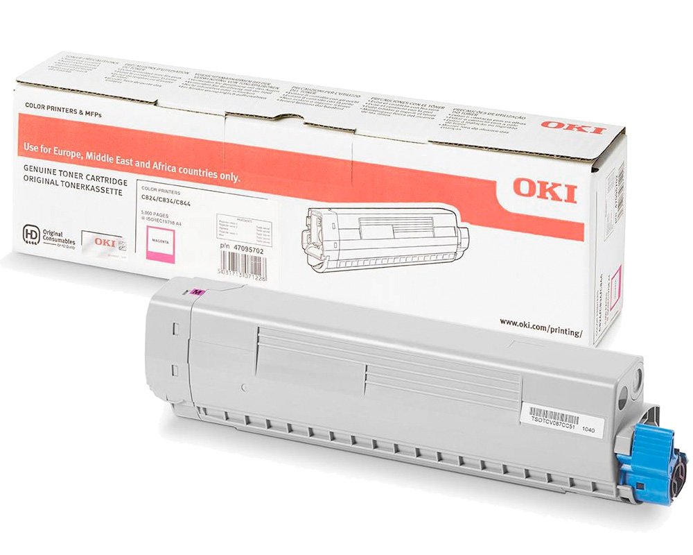Original OKI 47095702 Toner Magenta ( A-Ware )