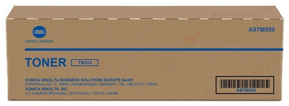 Original Konica Minolta TN323 | A87M050 Toner Schwarz