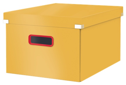 Leitz Aufbewahrungsbox Click & Store Cosy | 18,5 l | 28,1 x 37 x 20 cm | Gelb