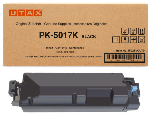 Tonoo® Toner ersetzt UTAX PK5017K | 1T02TV0UT0 Schwarz