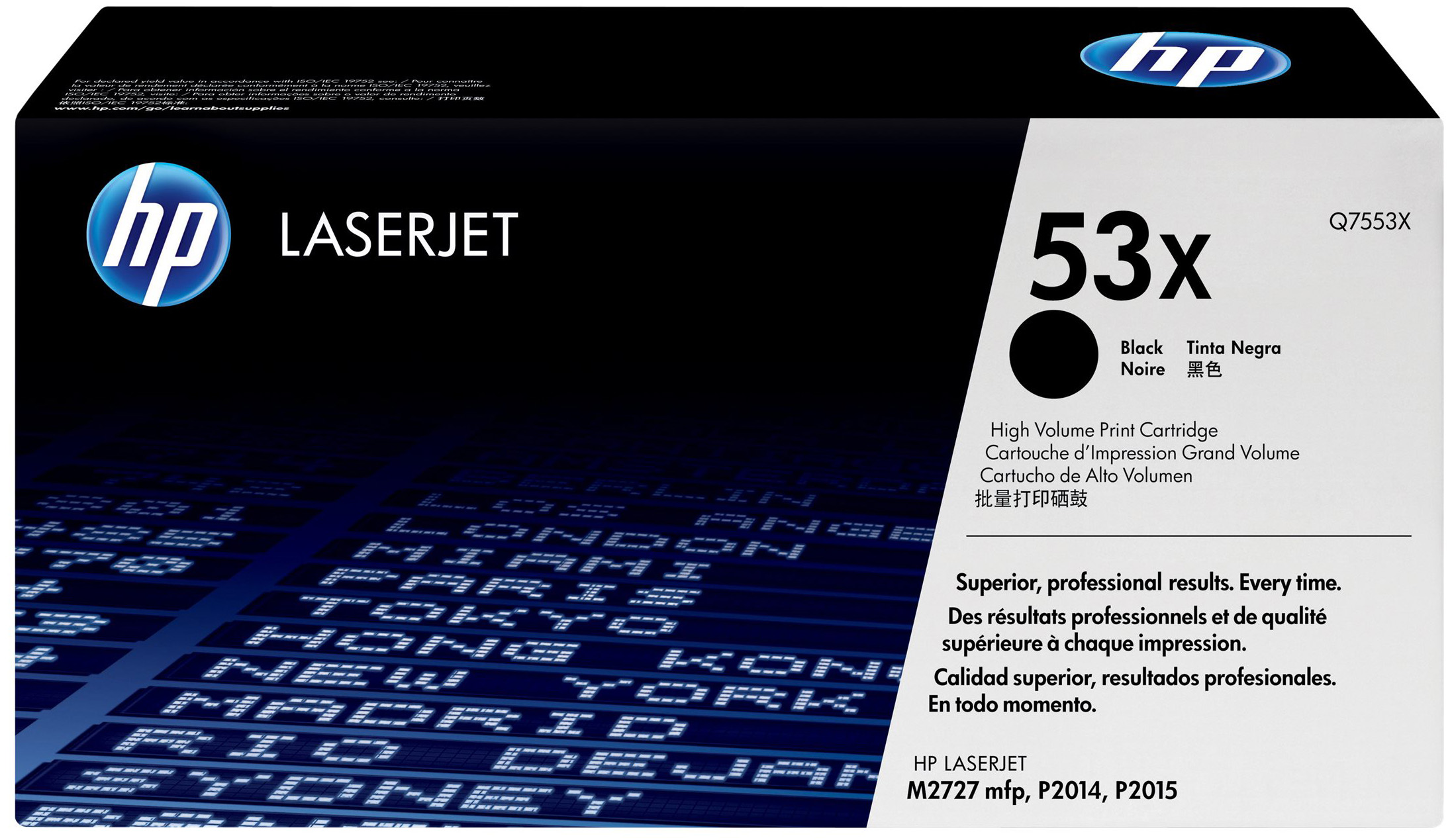 Original HP Q7553X | 53X Toner Schwarz XL