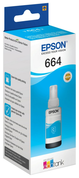 Original EPSON T6642 cyan Tintenflasche
