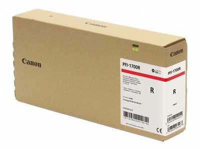 Original Canon PFI1700R | 0783C001 Tinte Rot