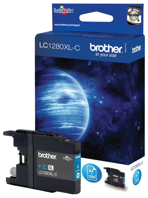 Original Brother LC1280XLC Tinte Cyan XL ( 2023 )