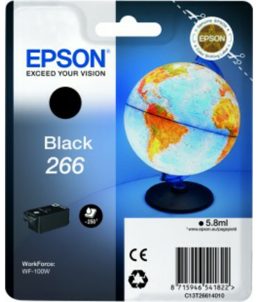 Original EPSON T266 schwarz Tintenpatrone