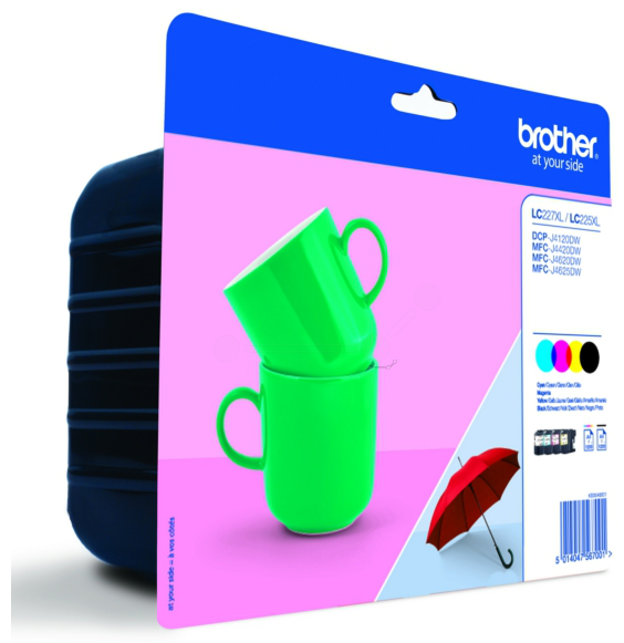 Original Brother LC227XLVALBPDR Tinte BK/C/M/Y Spar Set XL