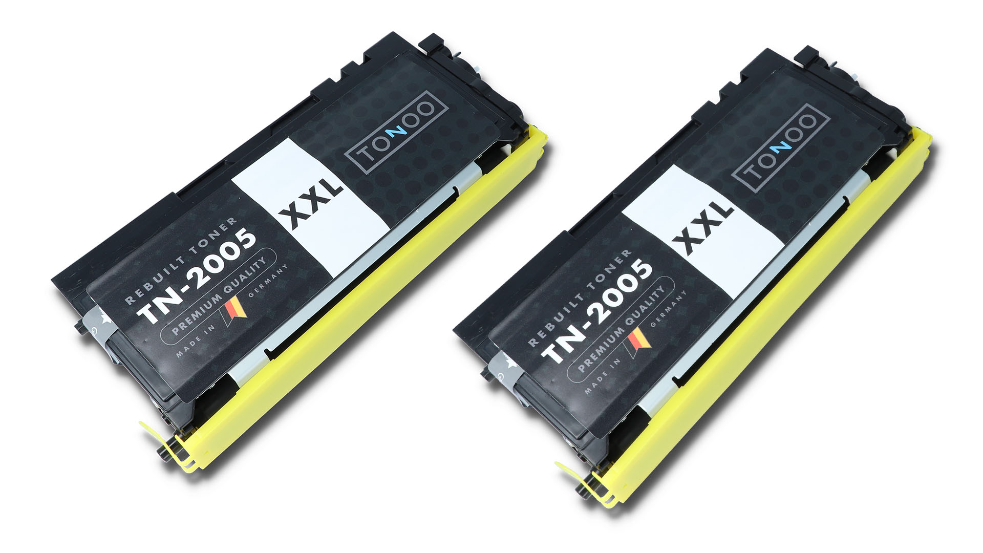 Tonoo® Toner ersetzt Brother TN2005 Schwarz Doppelpack XXL