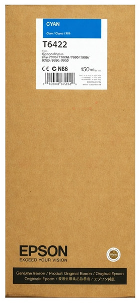 Original Epson T6422 | C13T642200 Tintenpatrone Cyan