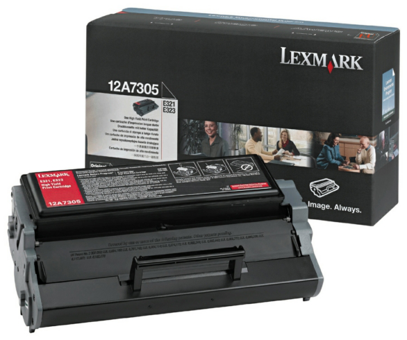 Original Lexmark 12A7305 Toner Schwarz XL