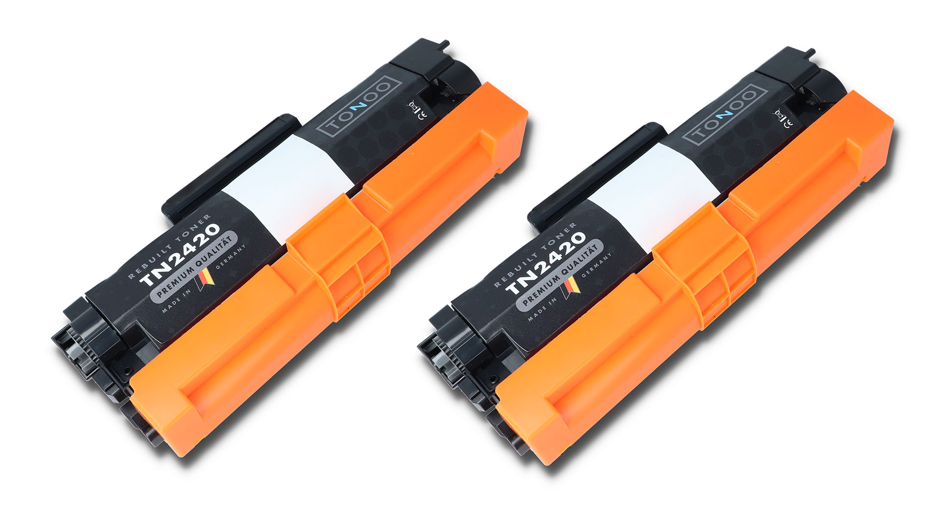 Tonoo® Toner ersetzt Brother TN2420TWIN | Schwarz Doppelpack