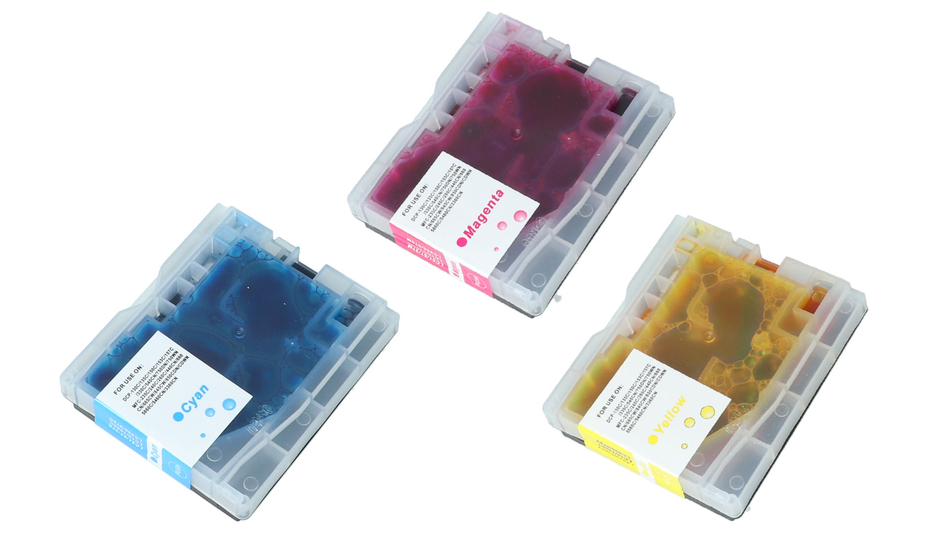 Tonoo® Tinte ersetzt Brother LC1000RBWBPDR C/M/Y Spar Set