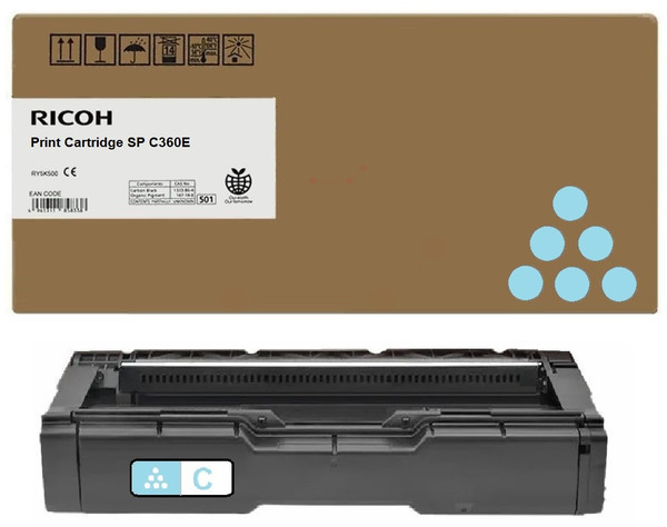 Original Ricoh Type SPC340E | 407900 Toner Cyan