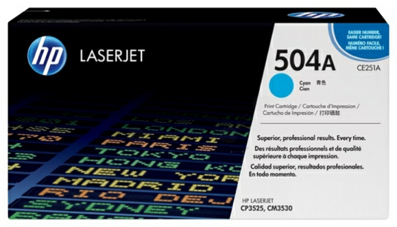 Original HP CE251A | 504A Toner Cyan