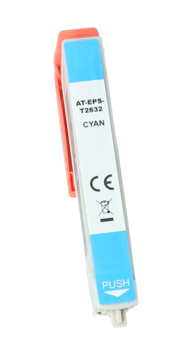 Tonoo® Tinte ersetzt Epson 26XL | C13T26324012 Cyan XL