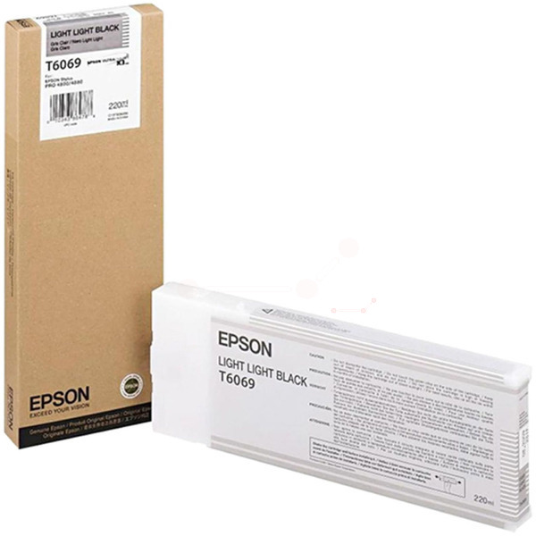 Original Epson T6069 | C13T606900 Tinte light light Schwarz