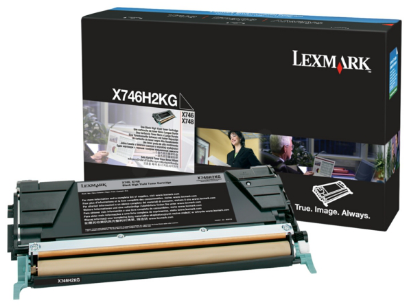 Original Lexmark X746H2KG Toner Schwarz